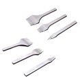 thumbnail image 3 of DIY Leather Tools Set Stainless Steel 2/5/10 chisel set Prong Flat Leather Chisel Hole Piercing Punching Tool Kit, 3 of 9