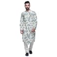thumbnail image 1 of Atasi Kurta à Manches Longues de Designer pour Garçons, Kurta Décontractée Imprimée en Coton Flex, 1 of 1