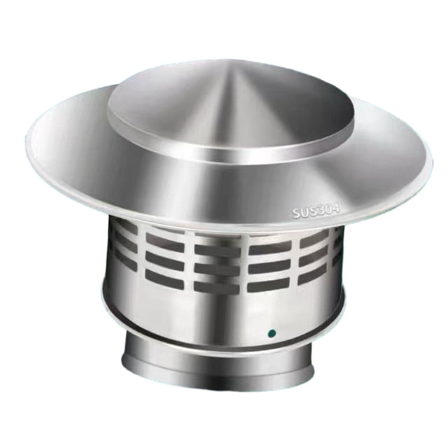 simhoa Fireplace Chimney Cap Pipe Cap Protector Rainproof Roof Vent Cap for Outdoor S
