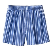Ketyyh-chn99 Underwear for Men Boxers 2024 Cotton Trunks Underpants Mens Loose Fitting Underwear Pure Cotton Home Sleepwear Angle Breathable Large Shorts Blue,L