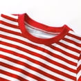 thumbnail image 5 of WRKEKC T-Shirts pour Garçons, Hauts d'Été pour Garçons, T-Shirts de Sport à Manches Courtes Décontractés d'Été pour Enfants à Col Rond à Rayures Imprimées, 5 of 5