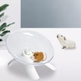 thumbnail image 3 of Milaget Roue d'Exercice pour Hamster 7 Pouces Plateforme Jouet pour Petit Animal de Compagnie Blanc, 3 of 9