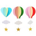 thumbnail image 2 of pitrice Hot air balloon paper string flower flag+55cm 21 inch, 2 of 9