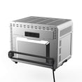 thumbnail image 4 of Megachef 10 in 1 Electronic Multifunction 360 Degree Hot Air Technology Countertop Oven, Silver Chrome, 25 Liter Capacity, 4 of 5