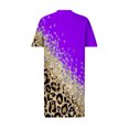 thumbnail image 4 of Fshaion Robe d'Été pour Femmes 2024 Robe Grande Taille pour Col en V Décontractée Robes d'Été Poche Genou Manches Courtes avec Poches Liquidation à Moins de 10!, 4 of 5
