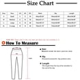 thumbnail image 2 of AherBiu Pantalons Taille Haute pour Femmes avec 4 Poches Printemps Automne Décontracté Ample Bas Resserré, 2 of 6