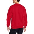 thumbnail image 2 of Hanes Chandail à Col Rond pour Adulte en Coton Ultime, S, Rouge Foncé, 2 of 2