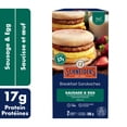thumbnail image 1 of Schneiders Sausage & Egg Breakfast Sandwiches, 2 per pack, 288 g, 1 of 12