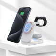 thumbnail image 2 of Birdeem Multifunctional Foldable Wireless Charger for Android and Ios Smart Phones Watches Earphones 3 in 1 Magnetic 15W Wireless Fast Charger with Led Light, 2 of 9