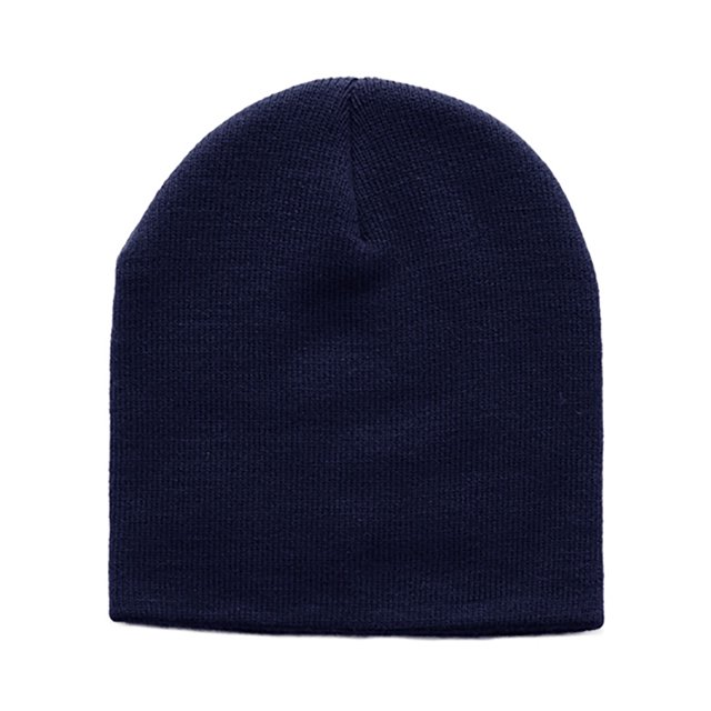 Bonnet Tricoté Sans Revers - Marine