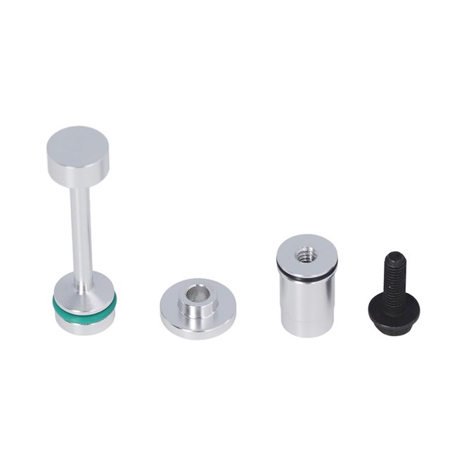 Oil Diverter Barbell Galley Plug Kit, Direct Replacement Dirtproof Oil Tube Hold Down Kit For LS Engines