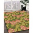 thumbnail image 3 of Ahgly Tapis Rectangulaire Lavable en Machine Intérieur Transitionnel Marron Clair, 2 Pieds x 5 Pieds, 3 of 7