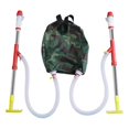 thumbnail image 2 of S SERENABLE Fertilizer Spreader Knapsack Type Adjustable Professional Fertilization Tool Double Metal Tube, 2 of 9