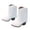 White, variant on TechWave Girls New Solid Color Leather Fashion Children Western Cowboy Boots Autumn And Winter Casual Kids Tassel Boots Kids High Heels Size 13 Kids Holly Boots Kids High Heel Boots for Girls Girls