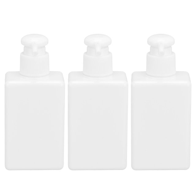 3PCS 150ml Pompe Bouteille en Plastique Vide Distributeur de Savon Récipient Liquide pour Shampooing Lotion de Lavage du Corps