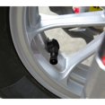 thumbnail image 3 of 2 Pcs Noir Moto CNC Angle 90 Degrés Roue Pneu NYC Étanche Valve TWPO, 3 of 9