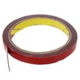thumbnail image 3 of 2 Pcs Ruban Adhésif Double Face Permanent pour Véhicule Voiture, Rouge - 20Mmx3M & 12mmx3m, 2 * Ruban Double Face, Rouge, 3 of 5