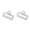 thumbnail image 1 of maskred Fashion Claw Clips Large Simple Style Handy Simple Style Sturdy Exquisite Accessories Barrettes for Women White/Rectangle 2Set, 1 of 6