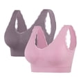 thumbnail image 1 of Soki 2pc Sports Bra for Women Padded Seamless Medium Impact Yoga Running Bras, 1 of 2