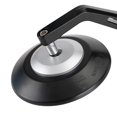 thumbnail image 3 of Pair 22mm Custom Handle Bar End Mirrors Anti Glare 4" Round Black Billet Quality, 3 of 7