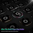 thumbnail image 4 of 360 Degree Rotation Cell Phone Ring Phone Grip Stand Holder Tablets Metal Magnetic Car Mount, 4 of 6