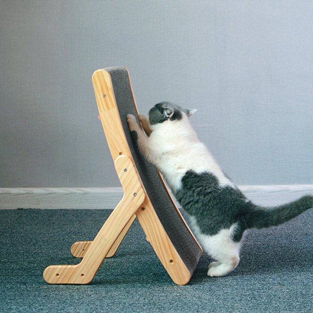 Cat Scratcher Pad Bed Interactive Play Toy Furniture Protector Scratching Board 43.5cmx25cm