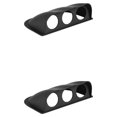 thumbnail image 1 of maskred Robuste et Durable Universel Jauge Triple de Tableau de Bord Capsule Noir Résistant à l'Usure Noir 2 Ensembles, 1 of 6