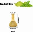 thumbnail image 2 of Matcha Whisk Set - Reusable Resin Whisk for Stirring Matcha Powder, Hot Chocolate & Milk Frothing, Easy to Clean Tea Ceremony Tool & Kitchen Gadget (Yellow), 2 of 7