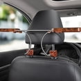 thumbnail image 1 of Dvkptbk Support de Rangement en Fer pour Voiture, Cintre pour Vêtements, Rangement Multifonction pour Magasinage et Tablette Rétractable pour Voitures, Autres Accessoires Extérieurs, 1 of 6