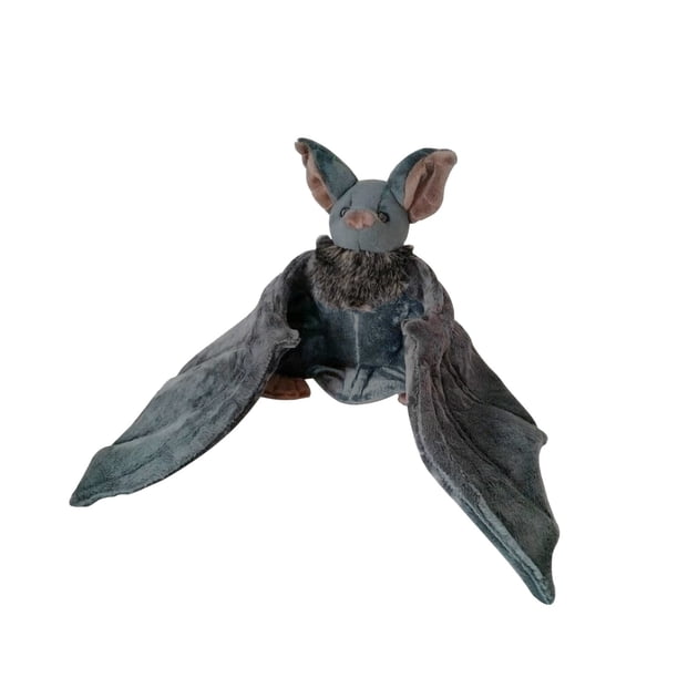 Peluche chauve-souris grise : décoration d'Halloween Amigurumi faite main - France Peluche chauve-souris grise : décoration d'Halloween Amigurumi faite main - France