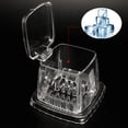 thumbnail image 4 of Fridja Ventes Broyeur de Glace Manuel Broyeur de Glace Manuel Broyeur de Glace Transparent Rasoir à Glace à Manivelle Poignée Antidérapante Couvercle Ouvrable Machine à Glace Pilée pour le Camping, 4 of 6