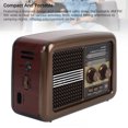 thumbnail image 4 of Full Band Portable Shortwave Radio, AM  SW Weather Radio, Dual Power Supply Emergency Radio with Multi Source Music Playback, for Home Kitchen Outdoor, 4 of 7