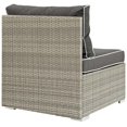 thumbnail image 4 of Modway Repose Fauteuil de Patio en Gris Clair et Charbon, 4 of 5