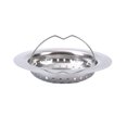 thumbnail image 2 of jesticaly Silver Easy To Clean Kitchen Sink Strainer With Well Drained Creative Pattern Kitchen Supplies, 2 of 5