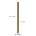 thumbnail image 2 of Uxcell 40pcs Fully Threaded Rods 5/16 x 4-1/2 Inch for Mounting Assembly Fastening, Colorful Zinc, 2 of 5
