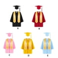 thumbnail image 4 of kurtrusly Cloth Toddler Graduation Gown With Tassel For Kids In Kindergarten Graduation Gifts Graduations Cap C, 4 of 6