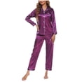 thumbnail image 1 of Ensemble de Pyjama pour Femmes Pantalon Ensemble Mode pour Femmes Tenue d'Intérieur Pyjama Femme Ensemble Deux Pièces Manches Longues Pantalon Ensemble de Pyjama Tenue d'Intérieur, 1 of 5