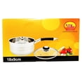 thumbnail image 1 of Verka 18cm Stainless Steel Milk Pan, with Lid, 1 of 1