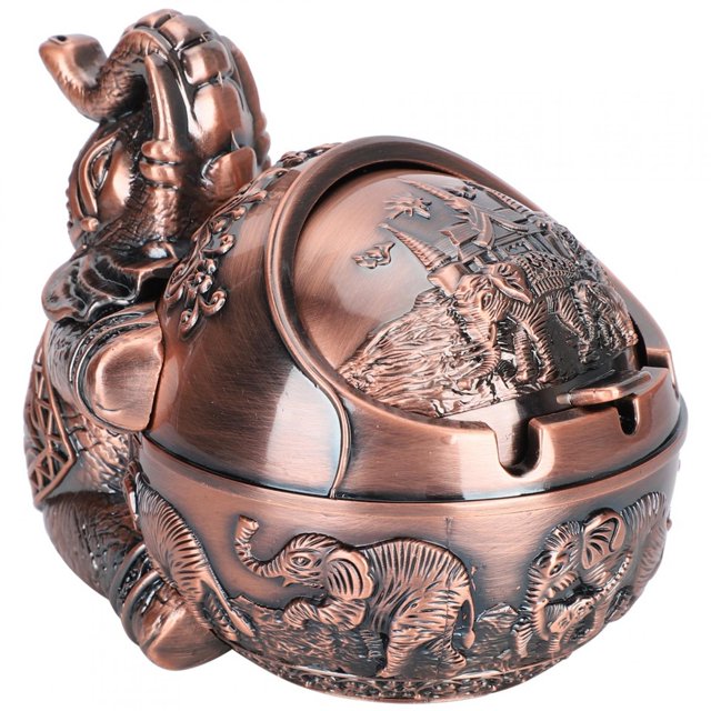 Decorative Crafts,Zinc Alloy Windproof Ashtray Ashtray Desktop Ornament Best in Class