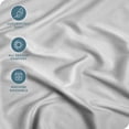 thumbnail image 2 of Bare Home Fitted Sheet - Premium 1800 Collection - Deep Pocket - Ultra-Soft Wrinkle Resistant - Full, Cloud Gray, 2 of 7