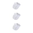 thumbnail image 1 of QualitChoice Simple Design Solid Color False Collar Formal Fashion Chiffon Fake Half Shirt Decorative Detachable Lapel Clothing Decor White Round 3PCS, 1 of 6