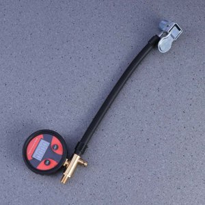 HONITANO Digital Tire Inflator Pump with Built-in Pressure Gauge for Car Motorcycle Use