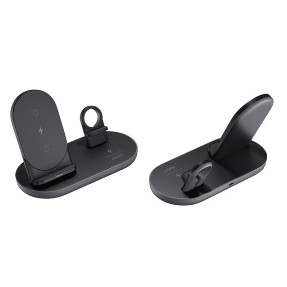 AUKEY 3-in-1 Wireless Charging Station (Black)