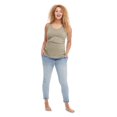 thumbnail image 1 of Paisley Sky Maternity Ruched Side Tank, 1 of 6