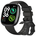thumbnail image 1 of Montres Intelligentes pour Hommes Femmes Mise en Forme : Traqueur de Mise en Forme avec Appel Bluetooth Fréquence Cardiaque 24/7 SpO2 Moniteur de Sommeil Étanche 5ATM Plus de 120 Modes Sportifs Traqueurs d'Activité Compatibles iPhone et, 1 of 8