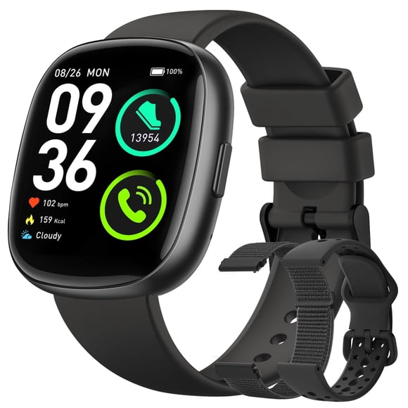 Smart Watches for Men Women Fitness: Fitness Tracker with Blutooth Call 24/7 Heart Rate SpO2 Sleep Monitor 5ATM Waterproof 120+ Sport Mode Activity Trackers Compatible iPhone And