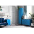 thumbnail image 4 of Novogratz Cache 2 Door Wide Metal Locker Accent Storage Cabinet, Yellow, 4 of 8