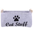 thumbnail image 1 of Pet Toy Storage Bin Dog and Cat Accessory Felt Basket Chest Organizer Container, 1 of 7