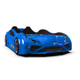 thumbnail image 3 of LAMBO RX Twin Race Car Bed with LED & Sound FX, Kids Racecar Bedroom Furniture, Racing Car Twin Bed, 3 of 5