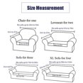 thumbnail image 4 of maskred Sofa Cover Elastic All-inclusive Sleeve Dust-proof Slipcover Scratch-resistant Covers Protector Full Coverage Home Decor Black L, 4 of 6